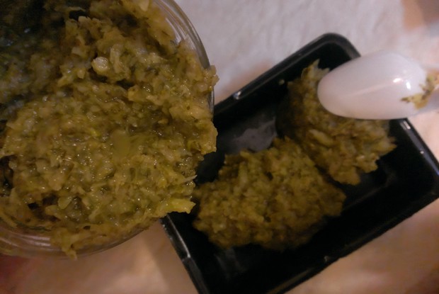 Паровое пюре из брокколи