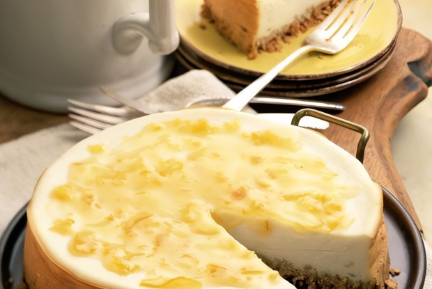 Пасхальный лимонный чизкейк