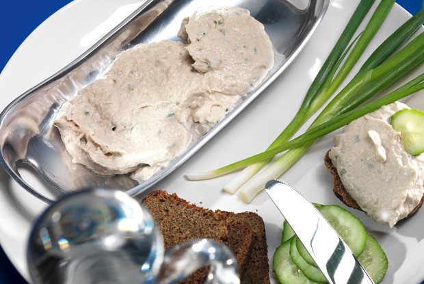 Паштет из копченой скумбрии