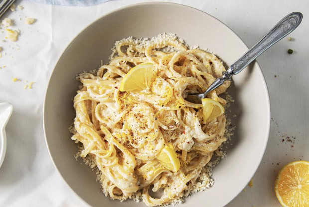 Паста аль-лимоне с рикоттой