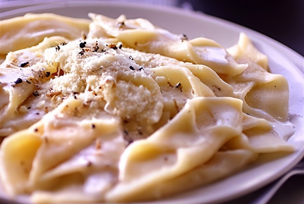 Паста с четырьмя сырами