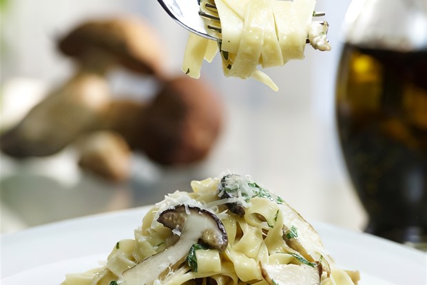 Паста с грибами