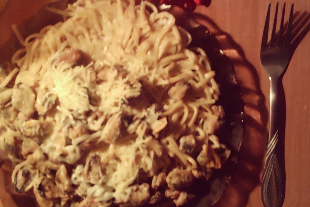 Паста с морскими гадами