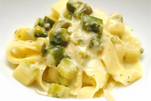 Паста со спаржей