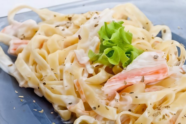 Паста тальятелле с шалфеем