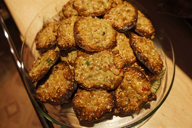 Печенье без муки с семечками и сухофруктами