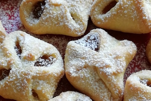 Печенье с джемом на сметане