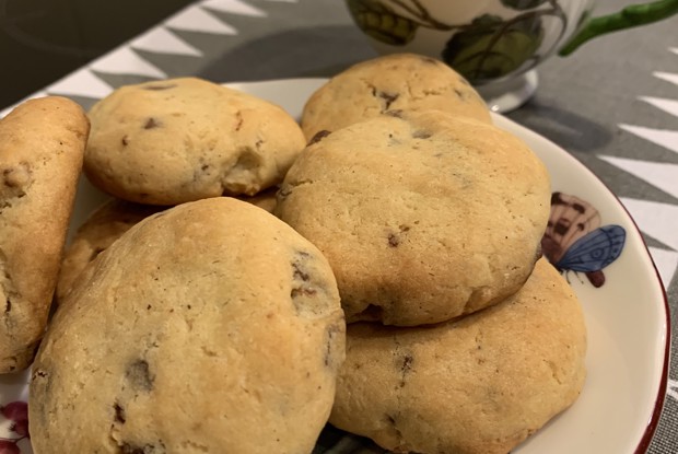 Печенье с молочным шоколадом