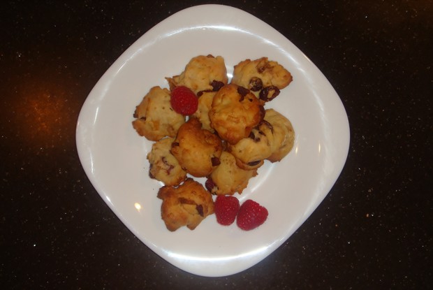 Печенье с сушеным инжиром и вяленой клюквой