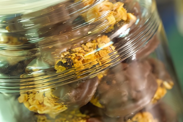 Печенье с вишней и имбирем в шоколаде (Florentines)