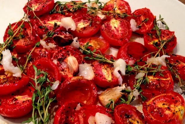 Печеные томаты с чесноком (Viva España!)