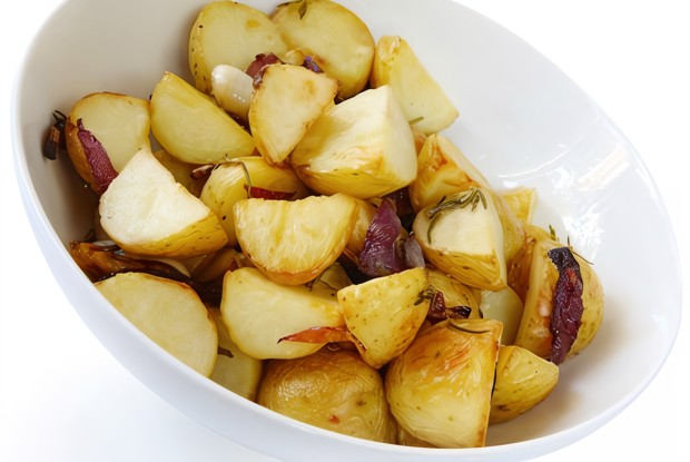 Печеный картофель в бальзамическом уксусе (Patate al Forno con Aceto Balsamico)