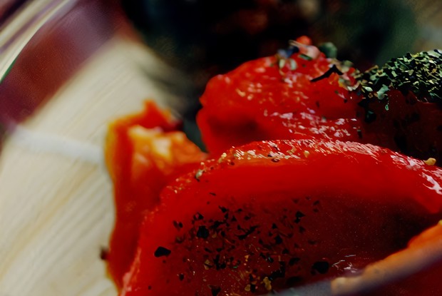 Печеный сладкий перец