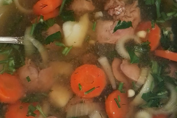 Печеночный суп