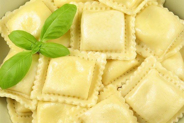 Пельмени с сыром и зеленью