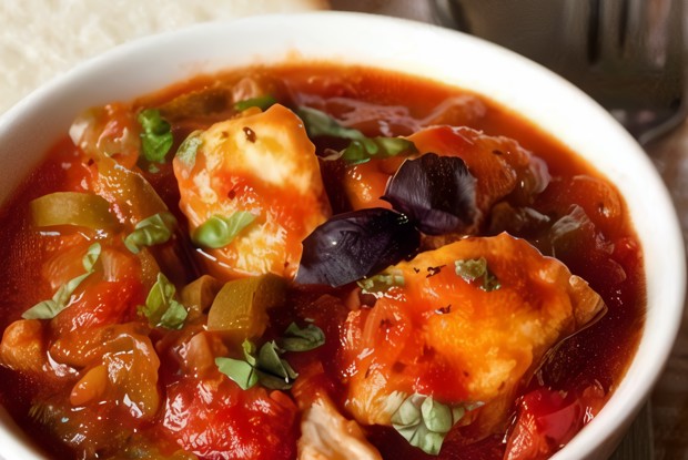 Пеппероната с курицей