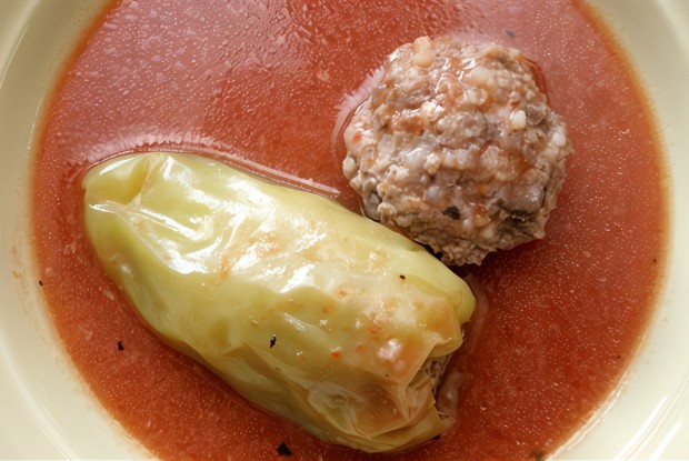 Перец, фаршированный мясом