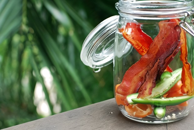 Перечно-беконовая водка