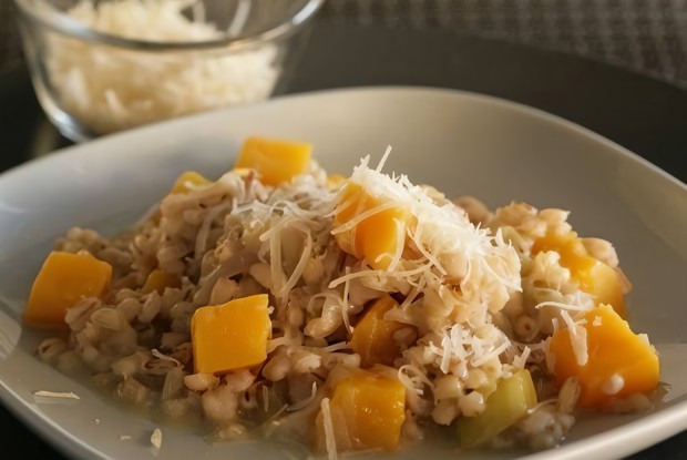 Перлотто с тыквой