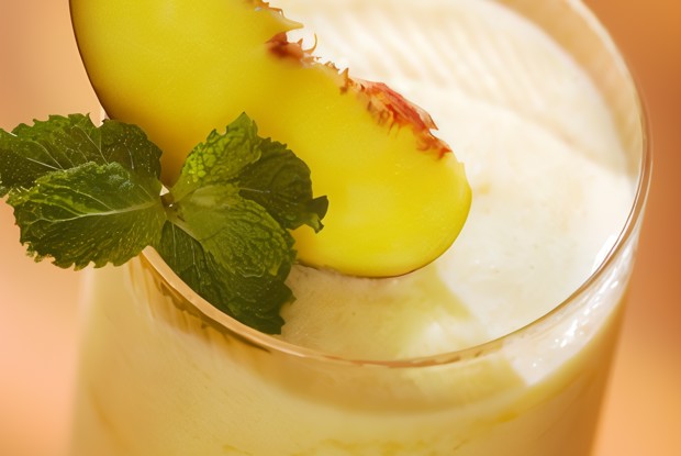 Персиковый милкшейк с кленовым сиропом