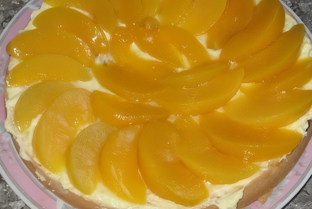 Персиковый торт