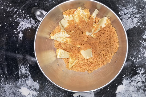 Песочный корж для чизкейка