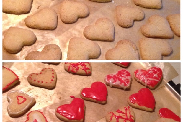 Песочное печенье с глазурью