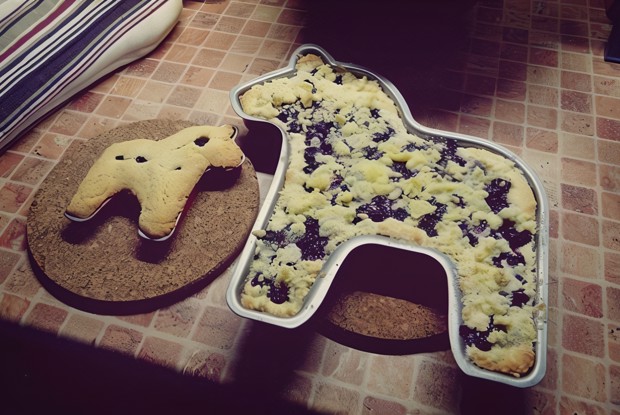 Песочное печенье со смородиной