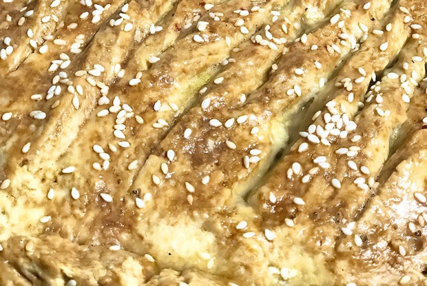 Песочный закусочный пирог с кроликом