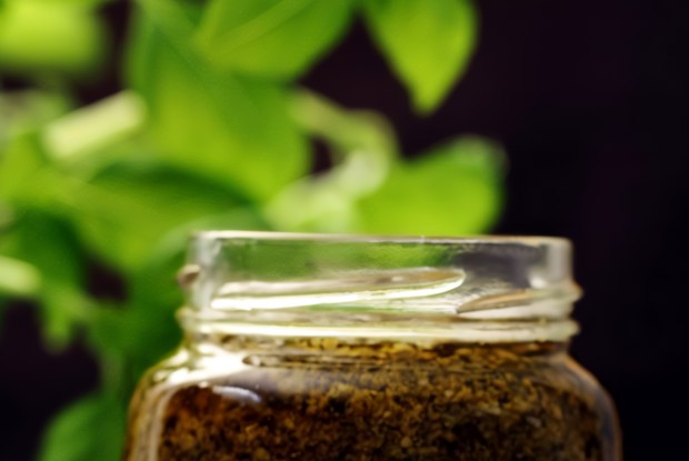 Песто из лука-порея с лимонной цедрой