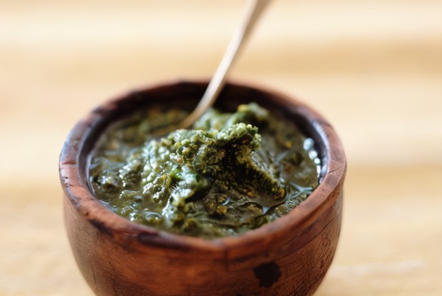 Песто из укропа и кедровых орешков