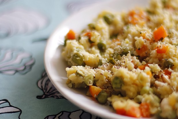 Пестрое ризотто из пшена