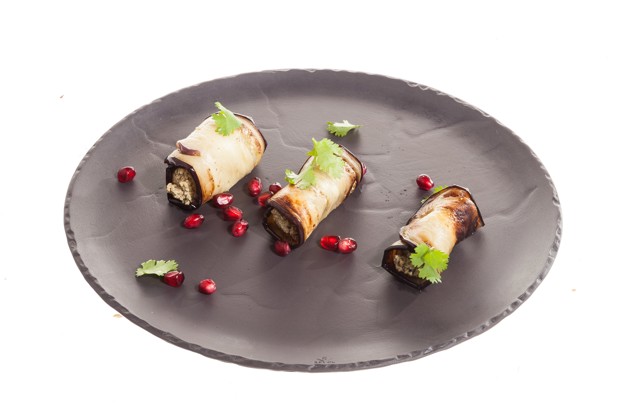 Рулетики из баклажанов пхали бадриджани