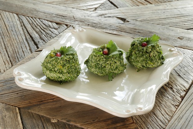 Пхали из шпината с аджикой