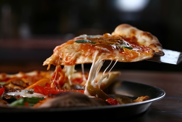 Пицца c артишоками и консервированными помидорами