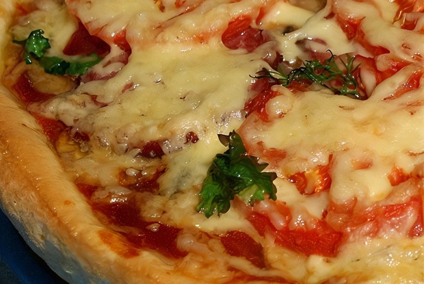 Пицца на кефире