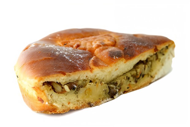 Пицца с угрем и картофелем