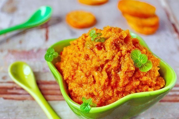 Пикантная закуска из тыквы и копченого тунца