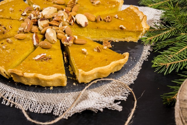 Пикантный тыквенный тарт