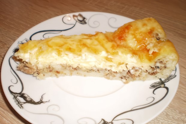 Пирог из сайры