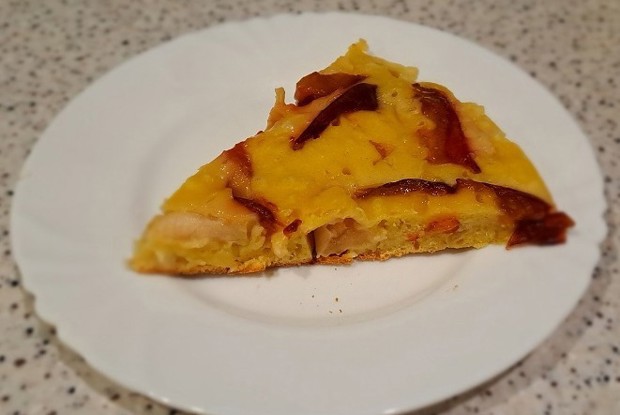 Фруктовый пирог на сковороде