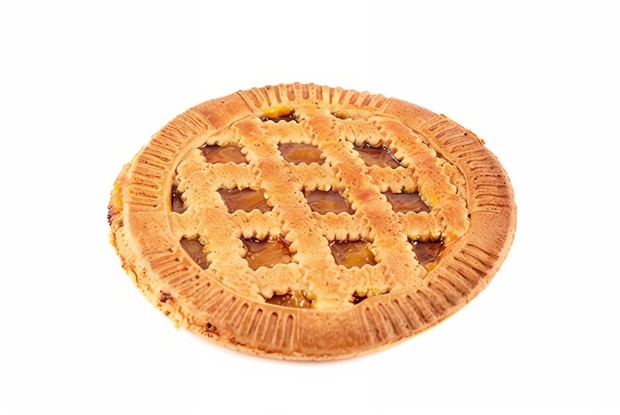 Пирог песочный с ягодами