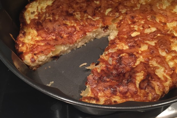 Пирог с кабачком и сыром