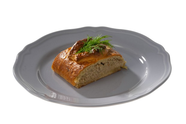 Пирог с курицей и луком