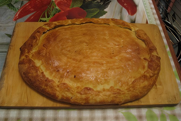 Пирог с лимонной начинкой