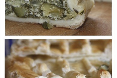 Пирог с мангольдом и рикоттой (Torta di Bietola)