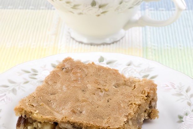 Пирог с орехами макадамия и кокосом