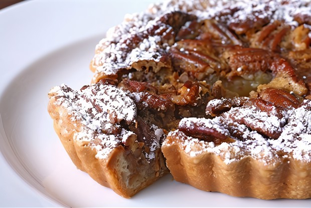 Пирог с орехами пекан и кленовым сиропом