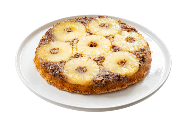 Пирог с пеканом и консервированными ананасами