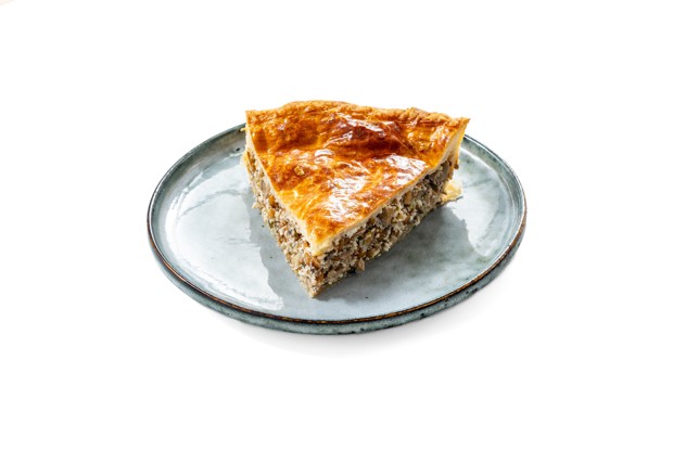 Пирог с полбой и грибами